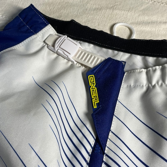 Oneal Element Kids Motocross Pant Racing MX Riding Blue Yellow Size 28 - Picture 6 of 10